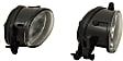 Front, Driver and Passenger Side Fog Light, With Bulb, Halogen, With HID Headlights