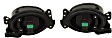 Front, Driver and Passenger Side Fog Light, With Bulb, Halogen, With HID Headlights
