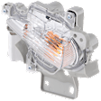 Front, Passenger Side Turn Signal Light, With bulb(s)