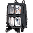 Front, Driver Side Turn Signal Light, With bulb(s), CAPA Certified