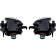 Front, Driver and Passenger Side Halogen Fog Light, With bulb(s)