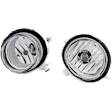 Driver and Passenger Side Fog Light, With Bulb(s), Halogen