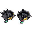 Front, Driver and Passenger Side Fog Light, With Bulb, Halogen