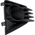 Front, Passenger Side Fog Light Cover, Textured Black