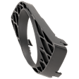 Front, Driver Side Fog Light Trim, Textured Black