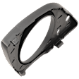 Front, Driver Side Fog Light Trim, Textured Black