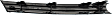 Front, Passenger Side Fog Light Trim, Textured Black
