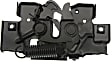 Hood Latch, Sedan, without Alarm System