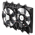 2014 Mazda CX-9 - Radiator and A/C Condenser Fan 6 Cyl 3.7L, For Models With Standard Duty Cooling, Without Towing Package, Dual fan