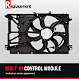 2014 Mazda CX-9 - Radiator and A/C Condenser Fan 6 Cyl 3.7L, For Models With Standard Duty Cooling, Without Towing Package, Dual fan