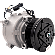 2010 Mitsubishi Lancer Ralliart - A/C Compressor, GAS, 6 Groove; Qs90, With Clutch, 6-Groove Pulley, 2.0L 4Cyl