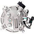 2010 Mitsubishi Lancer Ralliart - A/C Compressor, GAS, 6 Groove; Qs90, With Clutch, 6-Groove Pulley, 2.0L 4Cyl