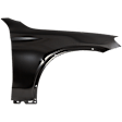 Front, Passenger Side Fender, Aluminum