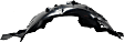 Front, Passenger Side Fender Liner, Base Model, Convertible