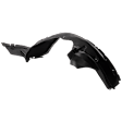 Front, Passenger Side, Rear Section  Fender Liner
