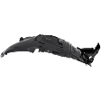 Front, Passenger Side, Rear Section Fender Liner