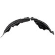Front, Driver Side, Rear Section Fender Liner