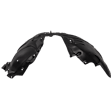 Front, Driver Side, Rear Section Fender Liner