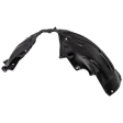Front, Driver Side, Rear Section Fender Liner