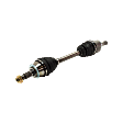 Front, Driver Side Axle Assembly, 1.6L Engine, Naturally Aspirated, Automatic CVT Transaxle