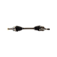Front, Driver Side Axle Assembly, 1.6L Engine, Naturally Aspirated, Automatic CVT Transaxle