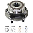 Front, Driver or Passenger Side Wheel Hub, With Bearing, 5 x 4.5 in. Bolt Pattern, AWD