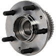 Rear, Driver or Passenger Side Wheel Hub, With Bearing, 5 x 4.5 in. Bolt Pattern