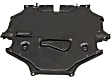 Center Engine Splash Shield, Engine Under Cover, Vacuum Form, With Extension Sheet, 8 Cyl., 5.5L Engine