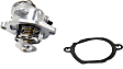 Thermostat Housing - Direct Fit, Sold individually, Gas, Includes Sensor and Gasket