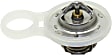 Thermostat, Stainless Steel, 4 Cyl., 1.6L Engine, Includes Gasket, Temperature 195