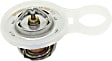 Thermostat, Stainless Steel, 4 Cyl., 1.6L Engine, Includes Gasket, Temperature 195