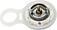Thermostat, Stainless Steel, 4 Cyl., 1.6L Engine, Includes Gasket, Temperature 195