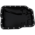 Transmission Pan - Black, Steel, Stock Depth, Sold Individually