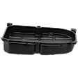 Transmission Pan - Black, Steel, Stock Depth, Sold individually