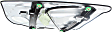 2010-2016 Mercedes Benz E350 - Front, Driver Side Power Window Regulator, Without Motor