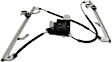 Front, Passenger Side Window Regulator, Power, With 6-Prong Connector
