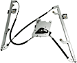 Front, Passenger Side Window Regulator, Power, With 6-Prong Connector