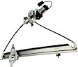 Front, Driver Side Power Window Regulator, With Motor