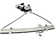 Front, Driver Side Power Window Regulator, With Motor