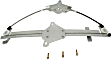 Front, Passenger Side Power Window Regulator, Without Motor