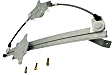 Front, Driver Side Power Window Regulator, Without Motor
