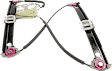 Front, Passenger Side Power Window Regulator, Without Motor