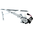 Front, Driver Side Power Window Regulator, With Motor