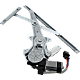 Front, Driver Side Power Window Regulator, With Motor