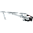 Front, Driver Side Power Window Regulator, With Motor