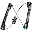 Front, Driver Side, Window Regulator, Power, without Motor