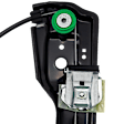 Front, Driver Side, Window Regulator, Power, without Motor
