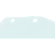 Front, Passenger Side Door Glass, Green Tint, FD21680GTN