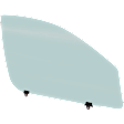 Front, Passenger Side Door Glass, Green Tint, FD23443GTY