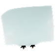 Sedan Rear, Passenger Side Door Glass, Green Tint, FD21443GTY